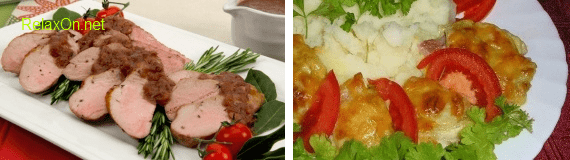 Мясо по французски и филе